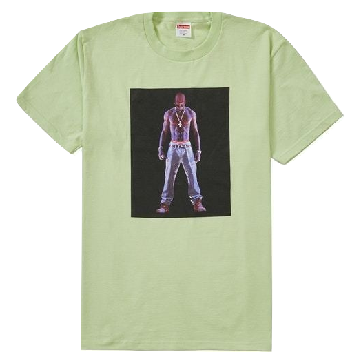 Supreme Tupac Hologram Tee - Pale Mint - Used