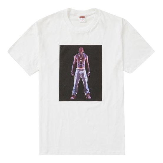 Supreme Tupac Hologram Tee - White - Used Supreme