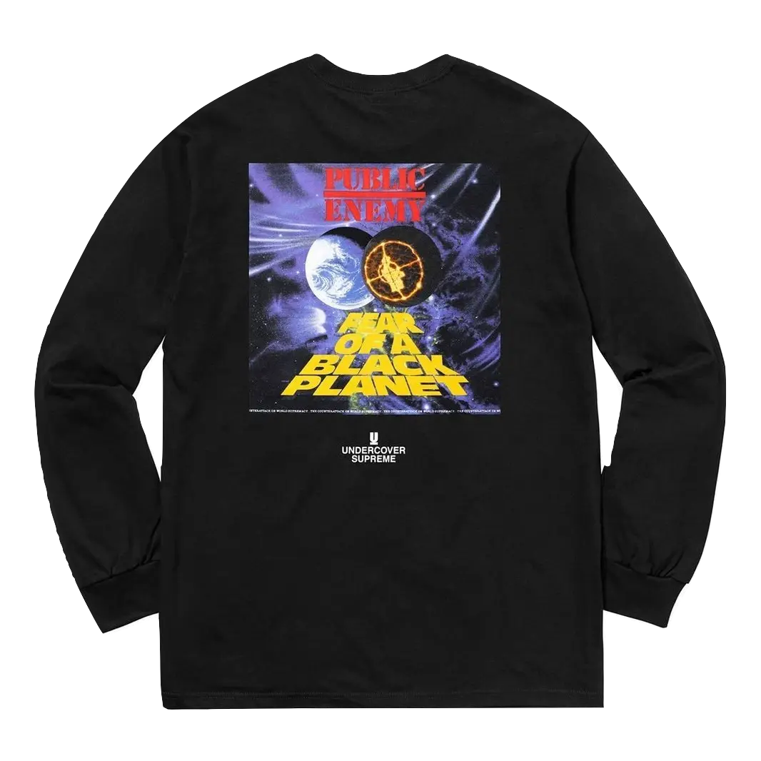 Supreme UDC/PUB Enemy Counterattack L/S - Black - Used Supreme
