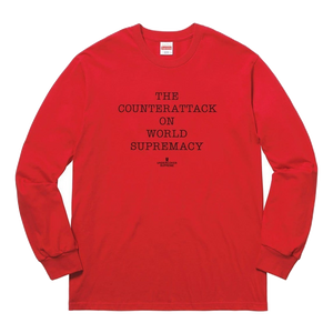 Supreme UNDERCOVER/Public Enemy Counterattack L/S Tee Red