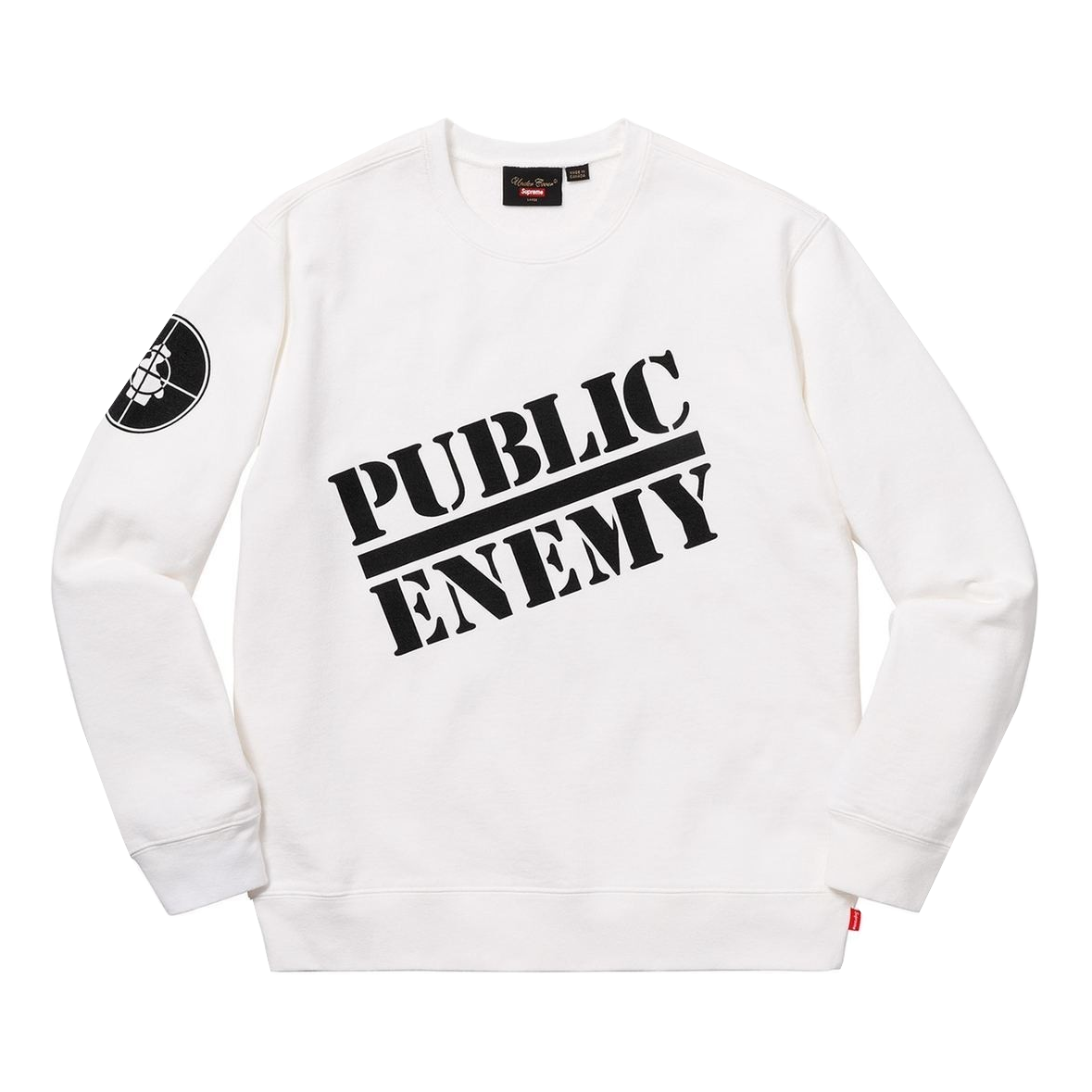 Supreme UNDERCOVER/Public Enemy Crewneck Sweatshirt White