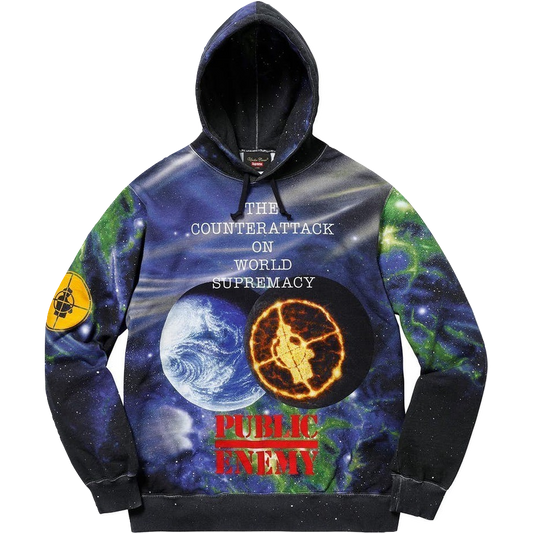 Supreme Undercover/Public Enemy Fear of Black Planet Hoodie - Used