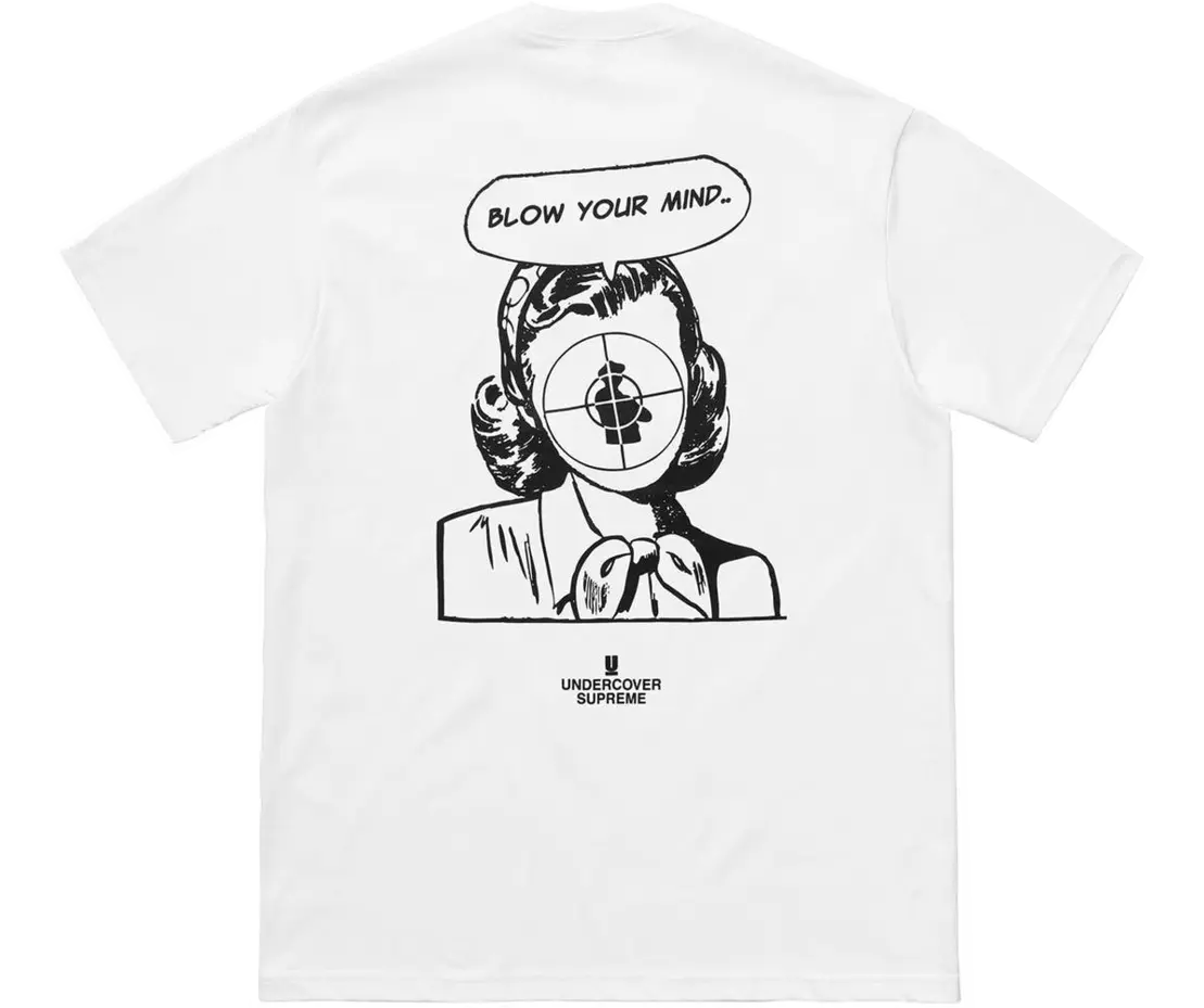 Supreme UNDERCOVER/Public Enemy Blow your Mind Tee - White Supreme