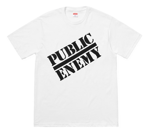 Supreme UNDERCOVER/Public Enemy Blow your Mind Tee - White