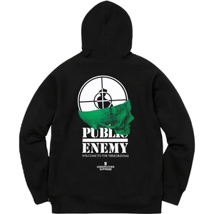 Supreme/Undercover Public Enemy Terrordome Hoodie - Black Supreme
