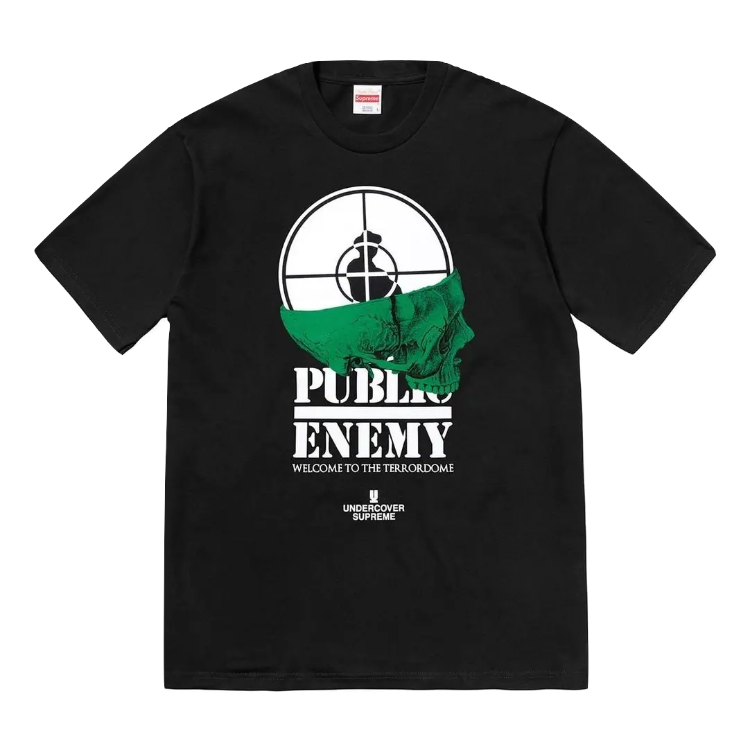Supreme/UDC Public Enemy Terrordome Tee - Black - Used Supreme
