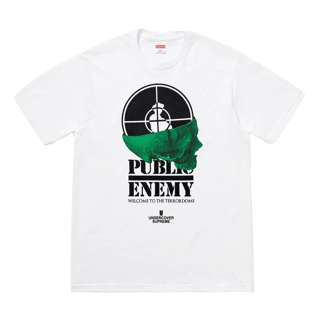 Supreme UDC/Public Enemy Terrordome Tee - White Supreme
