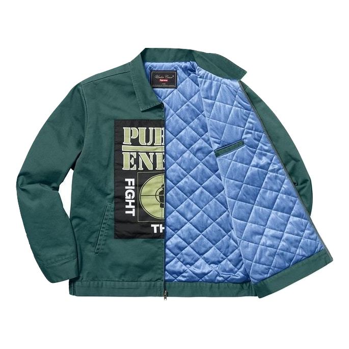 Supreme Undercover/Public Enemy Work Jacket - Dusty Teal Supreme