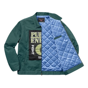 Supreme Undercover/Public Enemy Work Jacket - Dusty Teal - Used Supreme