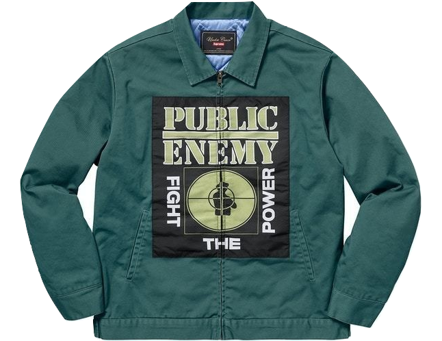 Supreme Undercover/Public Enemy Work Jacket - Dusty Teal Supreme