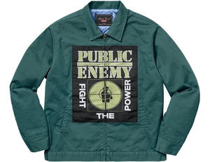 Supreme Undercover/Public Enemy Work Jacket - Dusty Teal