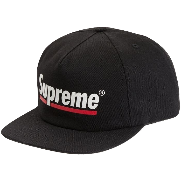 Supreme Underline 5-Panel - Black Supreme