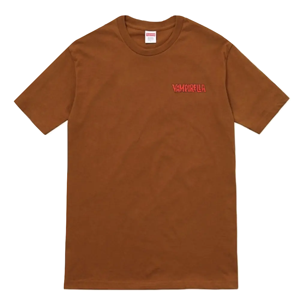Supreme Vampirella Card Tee - Brown Supreme