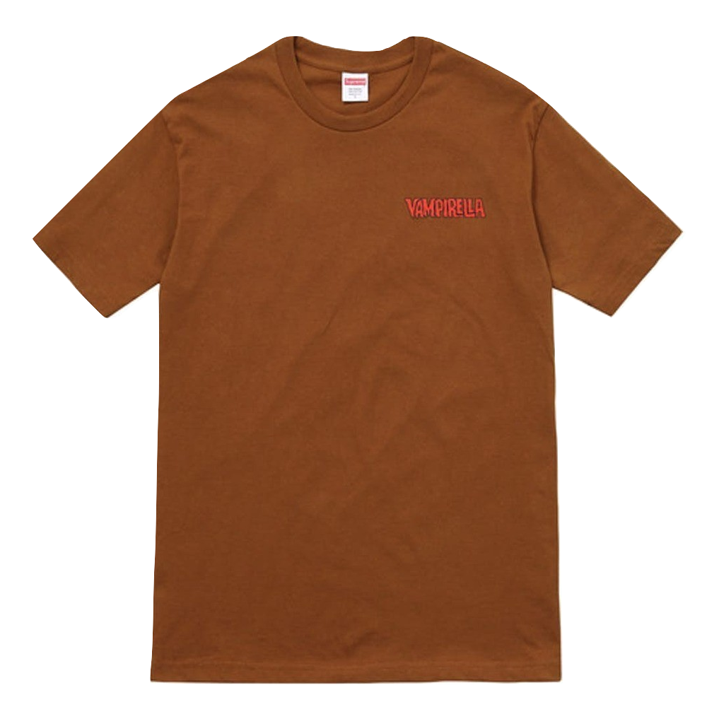 Supreme Vampirella Card Tee - Brown