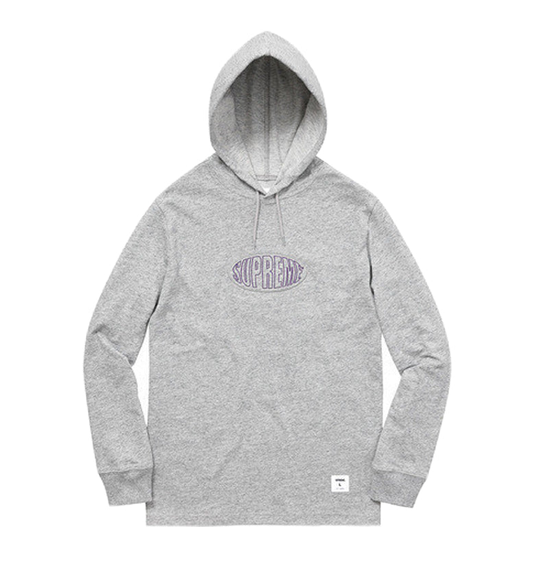 Supreme Warp Hooded L/S Top - Grey