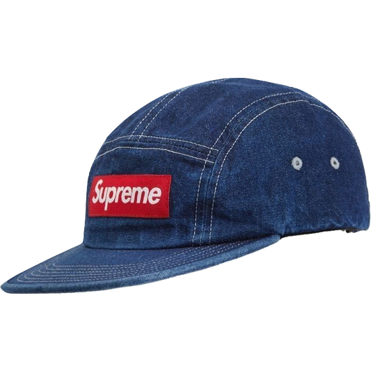 Supreme Washed Chino Twill Camp Cap SS19 - Denim