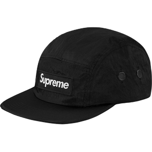 Supreme Washed Nylon Camp Cap - Black