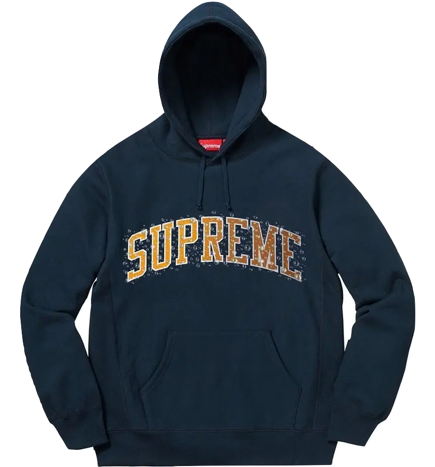 Supreme Water Arc Hoodie - Navy Supreme