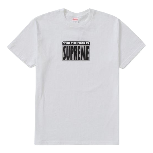 Supreme Who The Fuck Tee - White