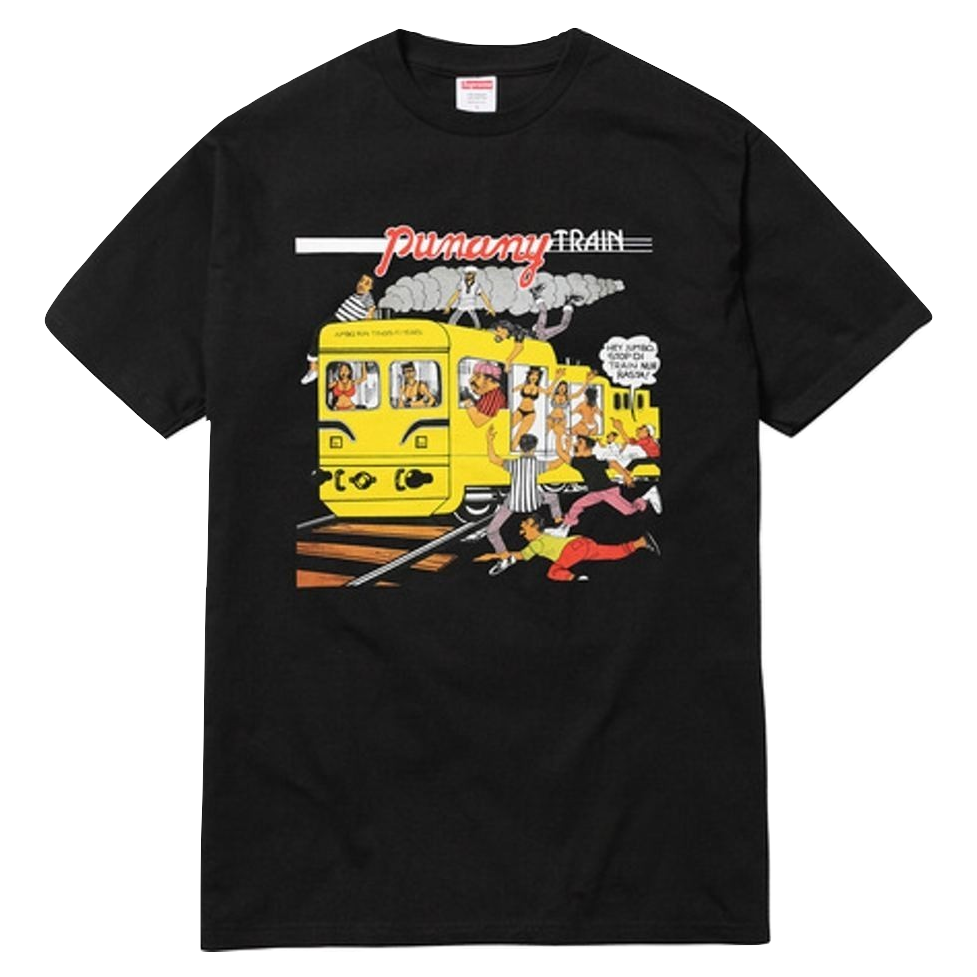 Supreme Wilfred Limonius Punany Train Tee - Black