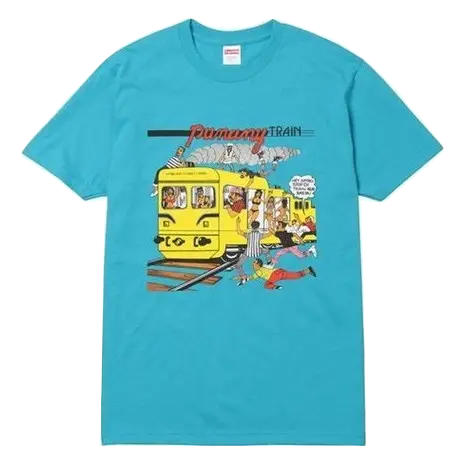 Supreme Wilfred Limonius Punany Train Tee - Teal Supreme