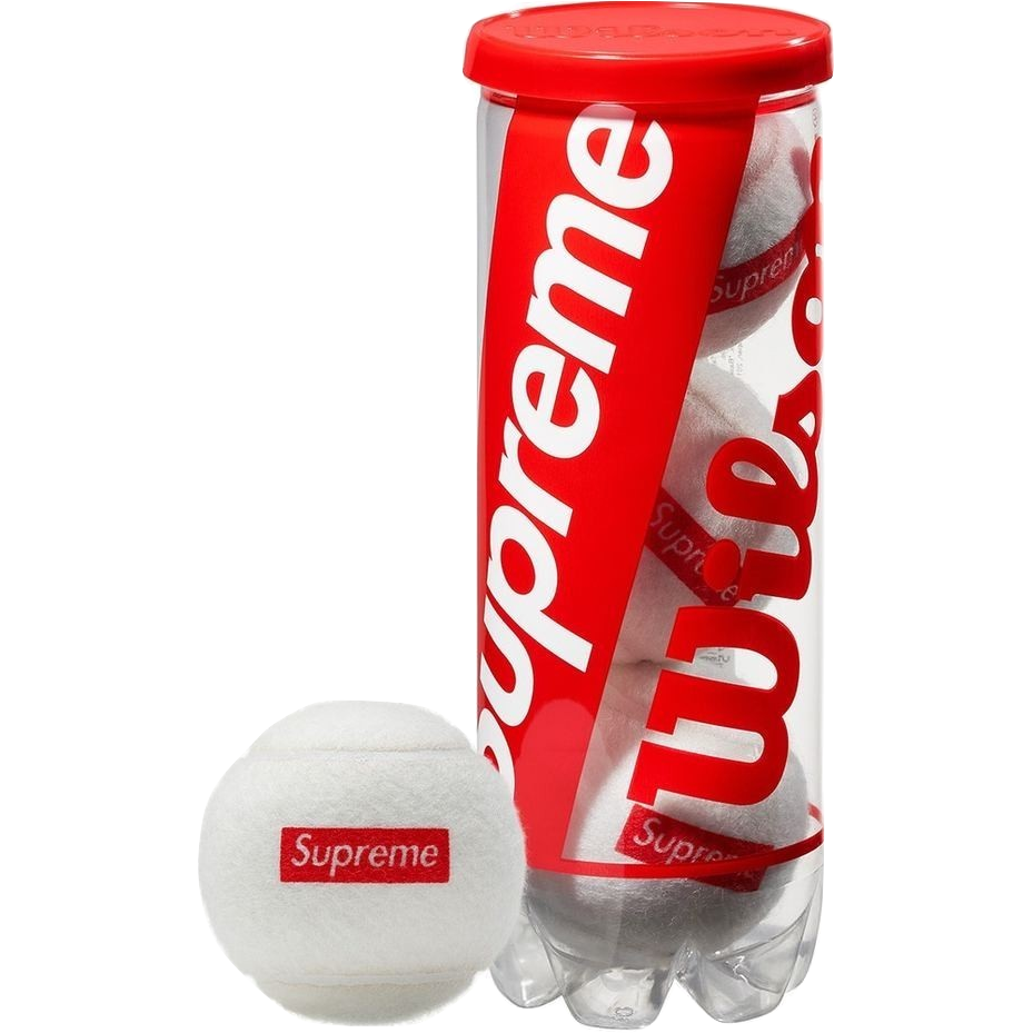 Supreme Wilson Tennis Balls - White