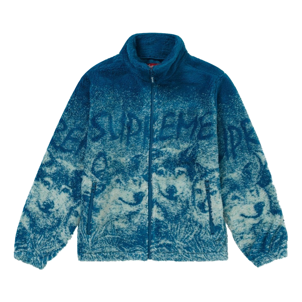 Supreme Wolf Fleece Jacket - Teal