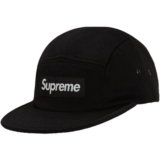 Supreme Wool Camp Cap - Black - Used