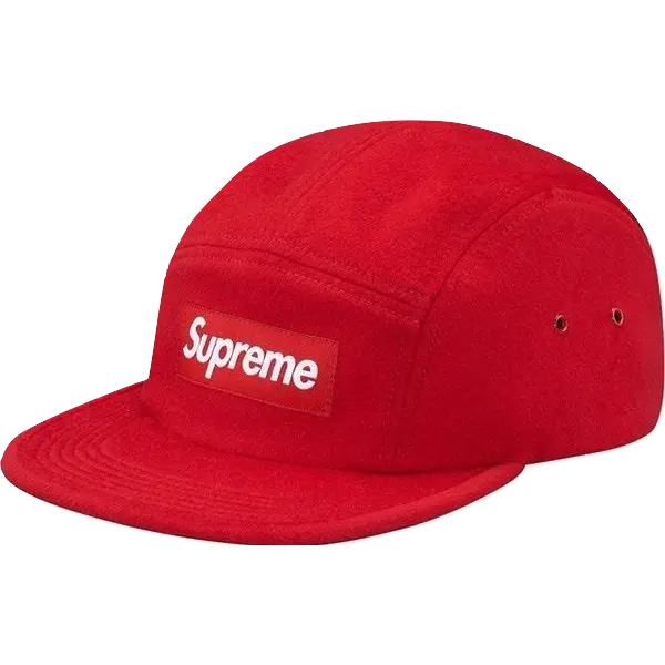 Supreme Wool Camp Cap FW17 - Red Supreme