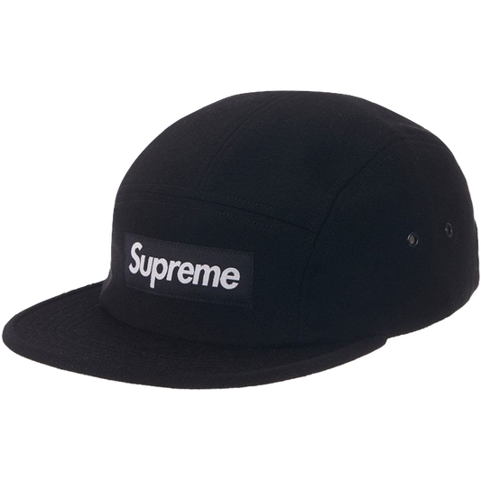 Supreme Wool Camp Cap SS19 - Black - Used