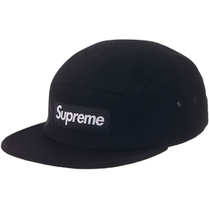 Supreme wool camp cap black clearance