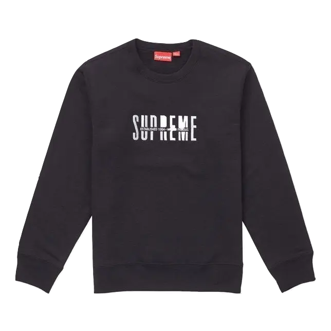 Supreme World Famous Crewneck - Black Supreme