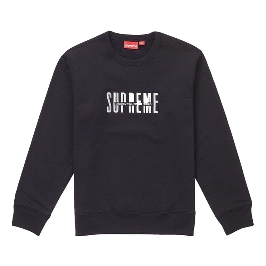 Supreme World Famous Crewneck - Black