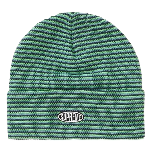 Supreme Zig Zag Stripe Beanie FW19 - Navy