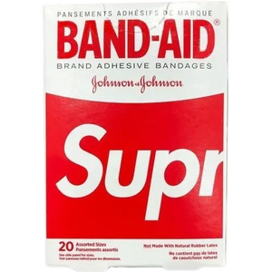 Supreme x Band Aid Adhesive Bandages (Box of 20) - Red Supreme