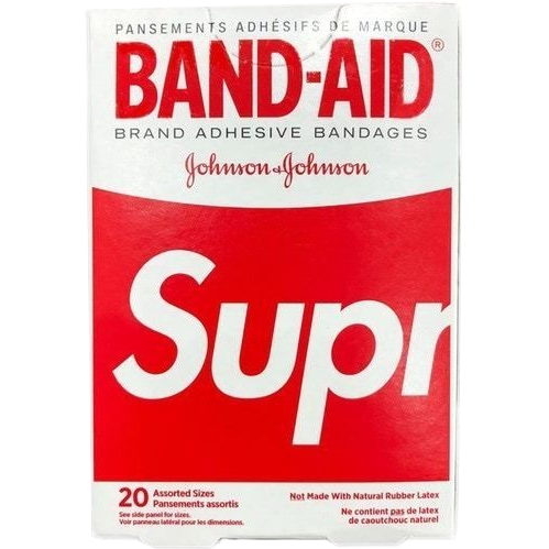 Supreme x Band Aid Adhesive Bandages (Box of 20) - Red