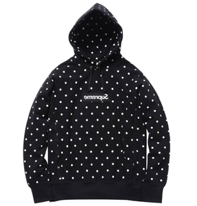 Supreme x Comme des Garcons Box Logo Hoodie - Black Polk-A-Dot