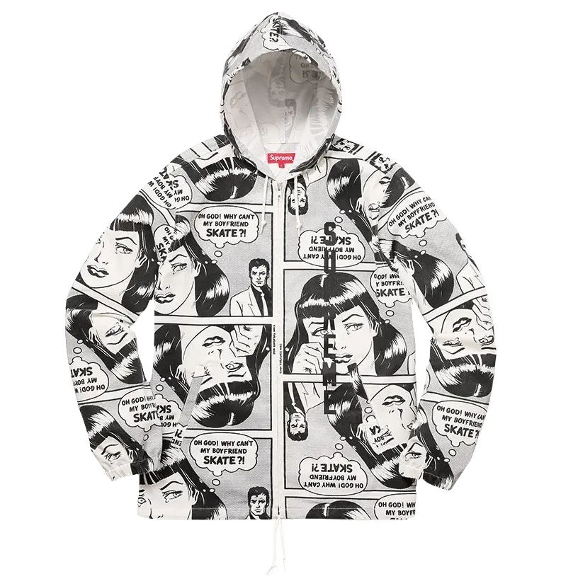 Supreme x Thrasher Hooded Boyfriend - White Supreme
