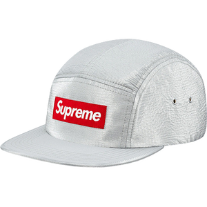 Supreme Iridescent Ripstop Camp Cap - Silver
