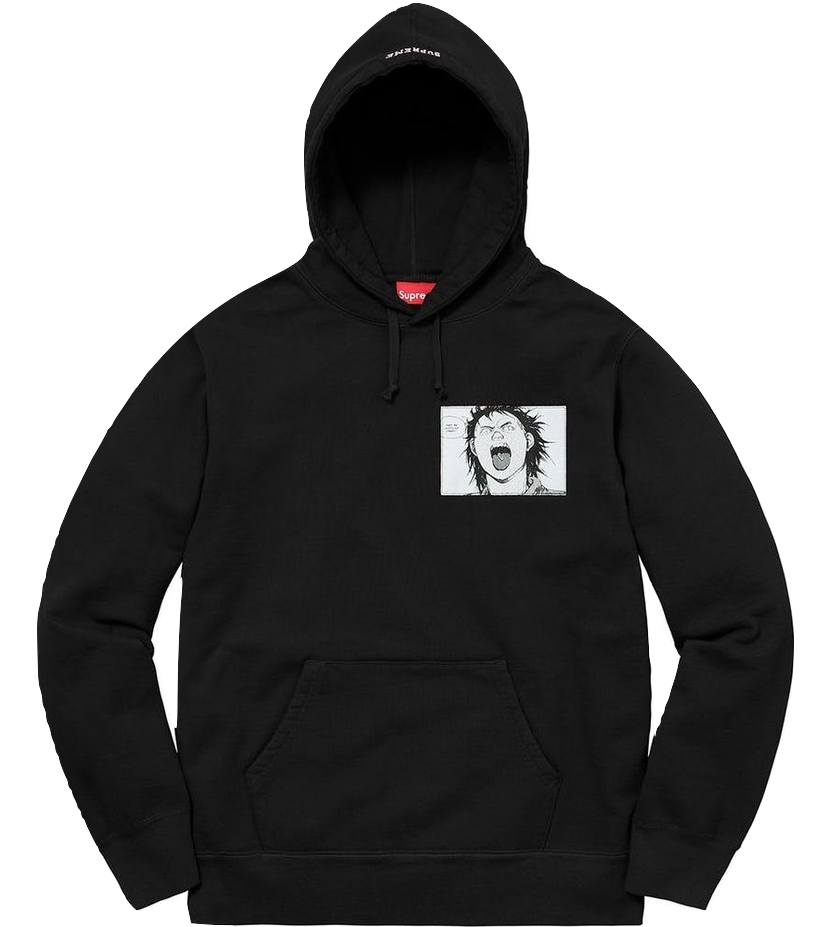 Supreme/Akira Patches Hooded Sweatshirt - Black