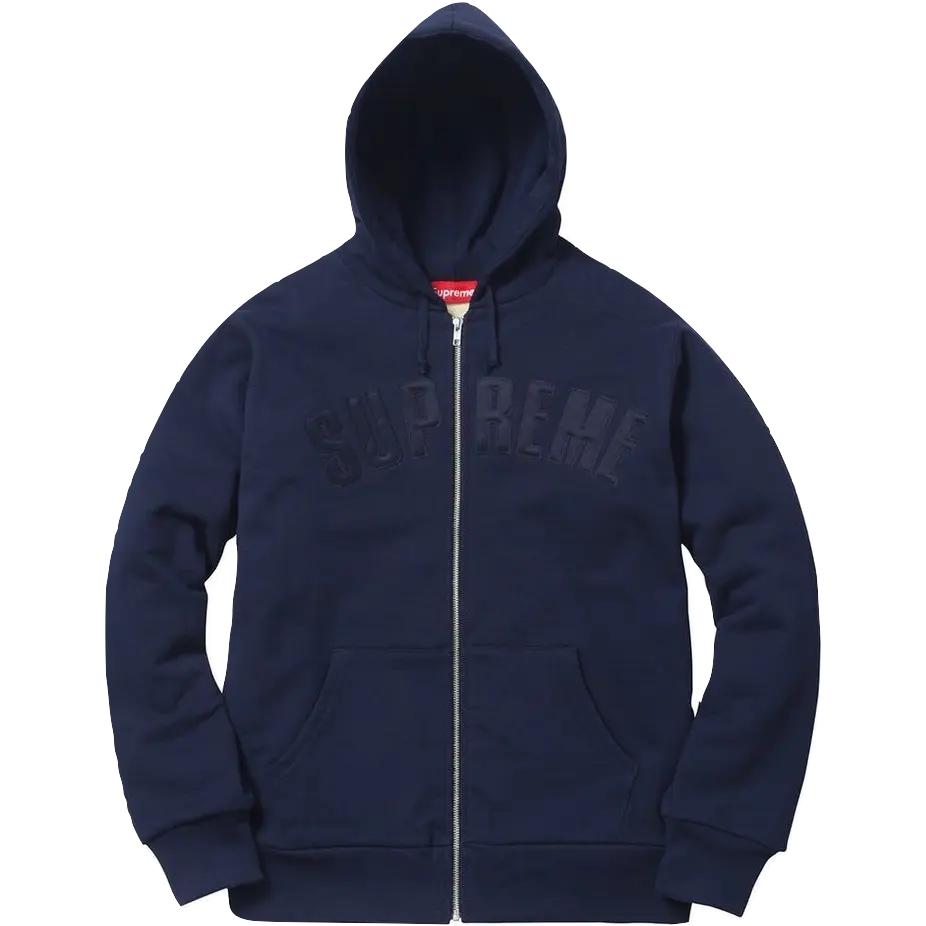 Supreme Arc Logo Thermal Zip Up Sweatshirt Supreme