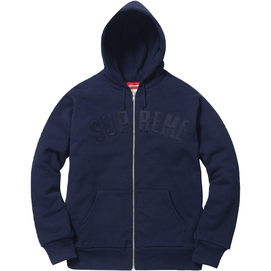 Supreme Arc Logo Thermal Zip Up Sweatshirt