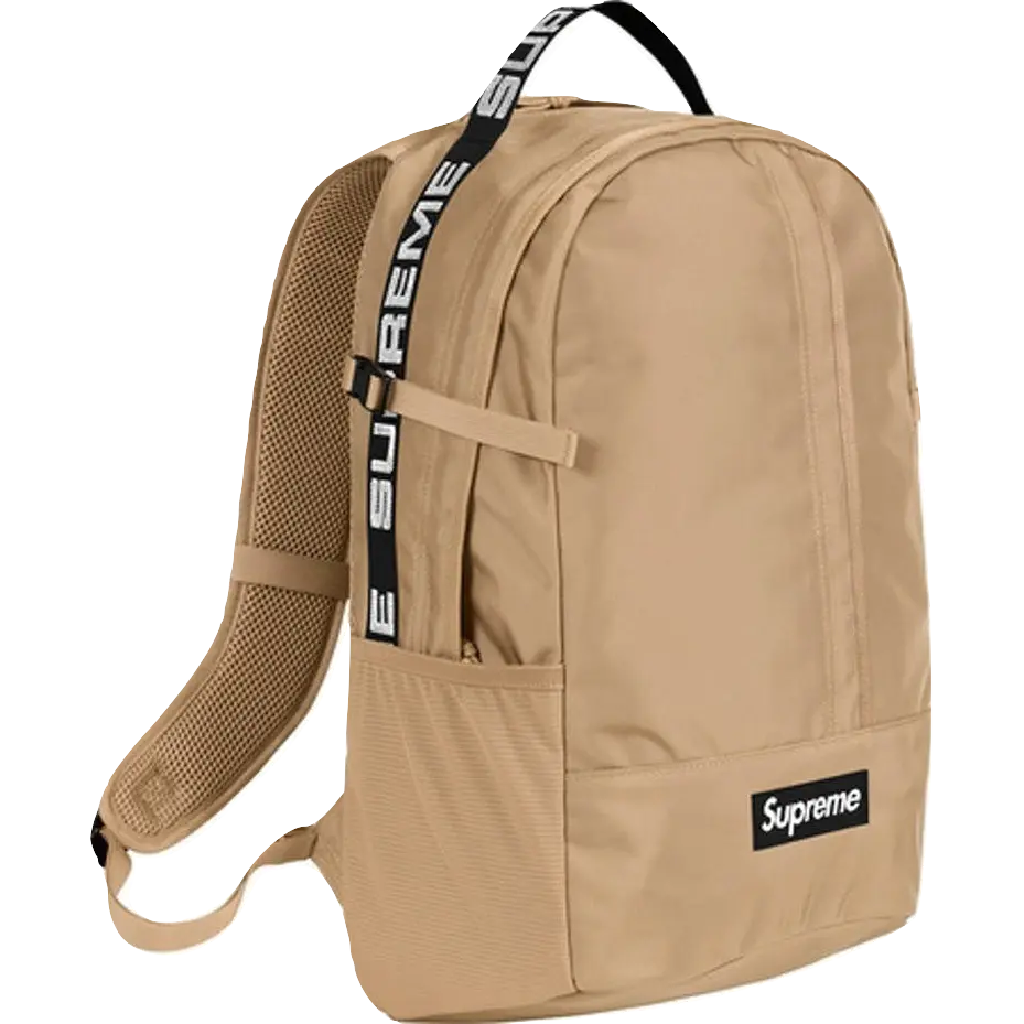 Supreme Backpack SS18 - Tan Supreme