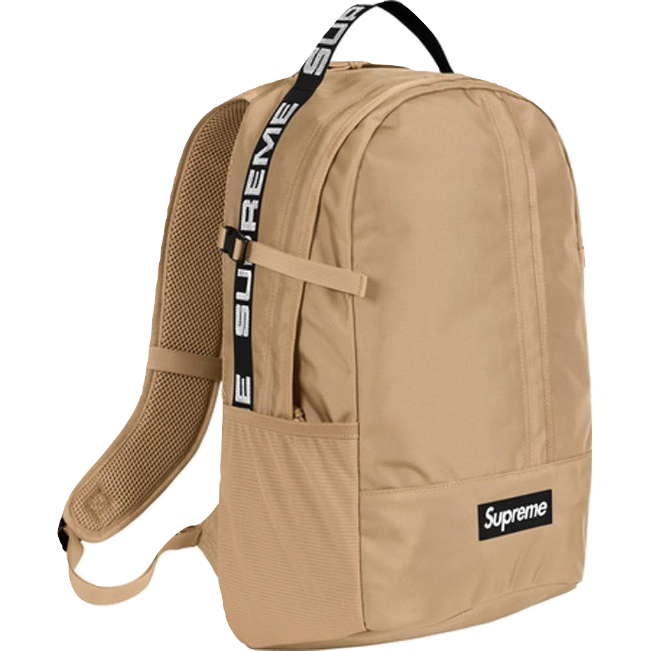 Supreme Backpack SS18 - Tan - Used