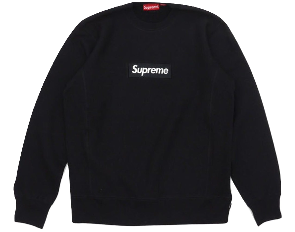 Supreme Box Logo Crewneck FW15 - Black - Used