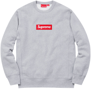 Supreme sales grey crewneck