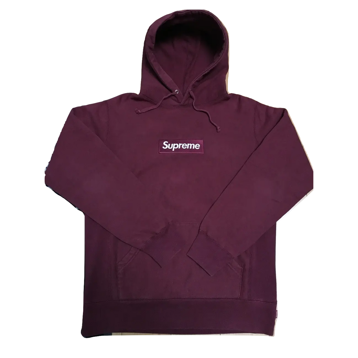 Supreme Box Logo Hooded Sweatshirt - Burgundy FW11 Supreme
