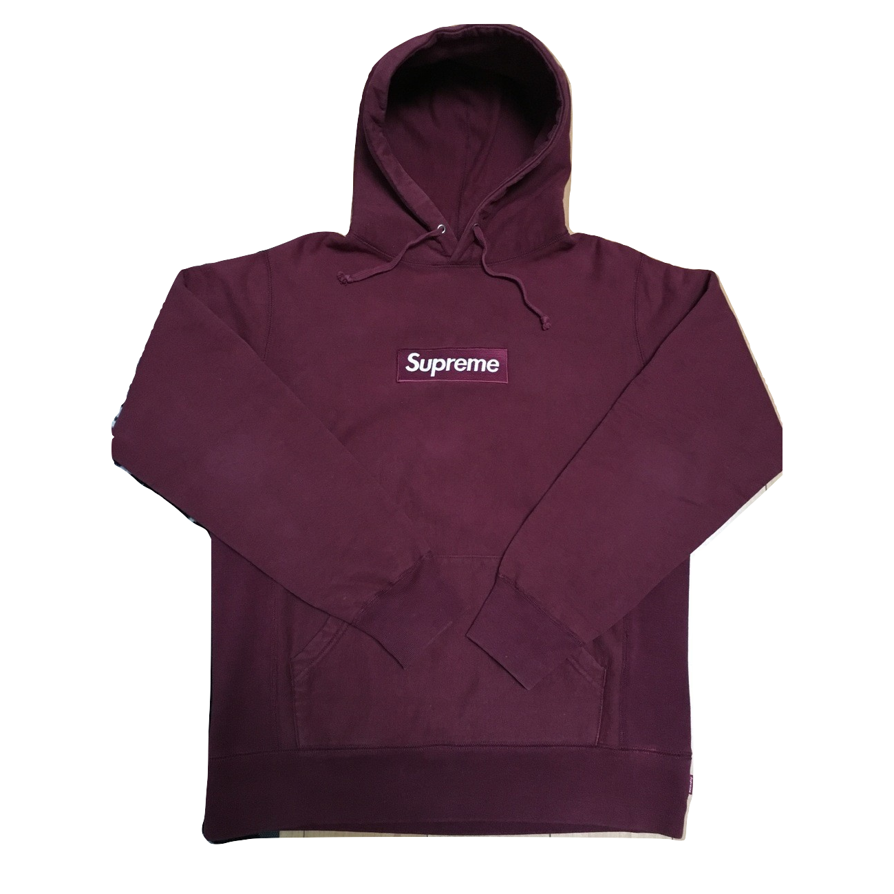 Burgundy 2025 supreme hoodie
