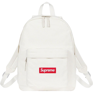 Supreme Canvas Backpack White Grails SF