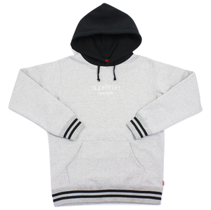 Supreme classic hot sale logo hooded sweatshirt